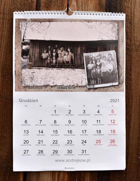 Kalendarz Cichy Memoriał